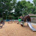 Photo showing playground area at Morris Avenue Park
