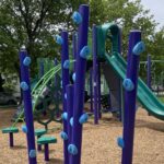 Photo showing playground structure at John O. Pastore Park
