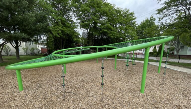 Photo showing a playground structure at Paul Grande Park