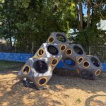 Pearl St Park block climber for ages 5-12