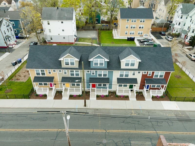 A photo showing townhomes in Providence