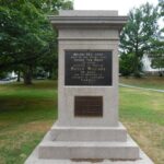Photo showing a monument at Roger Williams Landing