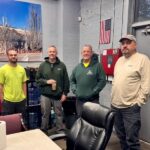 Parks Crew in the Mechanics Garage in Roger Williams Park
