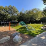 Photo showing playground structures at Viscolosi Park