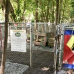 Photo showing the entrance to the Waterman Street Dog Park
