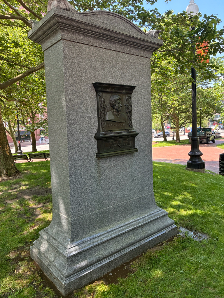photo of a stone monument