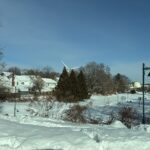photo showing snow covered fields