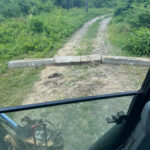 A photo showing a dirt road