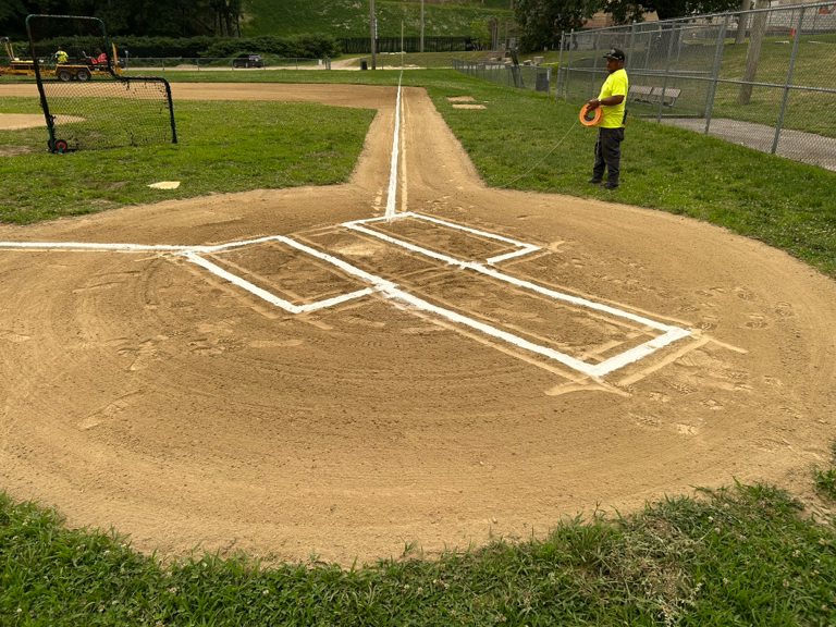 photo of baseball infield
