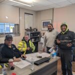 Parks crew preparing Ward 9 Snow Operations maps