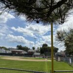 Fargnoli Park baseball field from left field berm