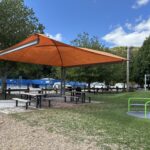 Neutaconkanut playground picnic area with shade structure