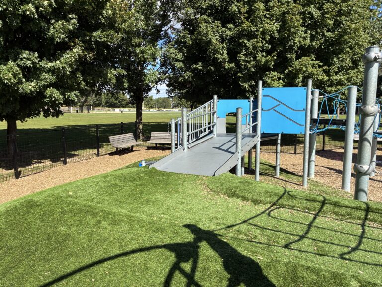 Neutaconkanut accessible play structure for ages 2-12