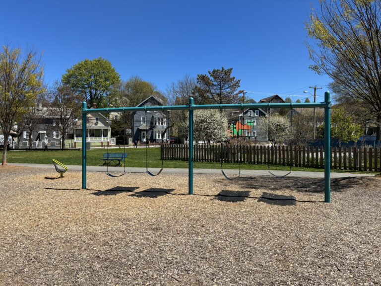 Father Lennon Park playground belt swings for ages 5-12