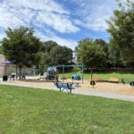 Father Lennon Park playground walking track and waterpark with shade sail