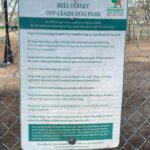 Franciscan Park Rules and Advisories Sign