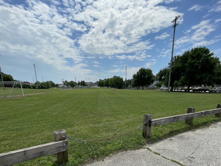 Gano Park Soccer Field facing North 2024