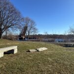 Gano Park view of the Seekonk River and the iconic Crook Point Bascule Bridge