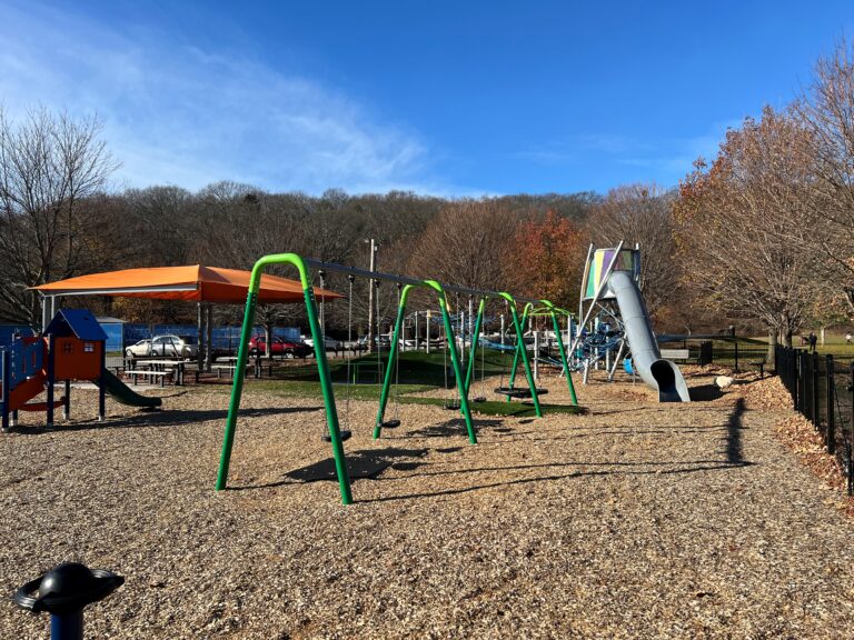 Neutaconkanut playground swings fall 2025