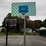 Fargnoli Park Basketball Court facing April Court entrance