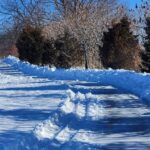 Gano Bike Path plowed in March 2026