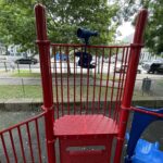 George Araujo Park view from atop play structure for ages 2-12