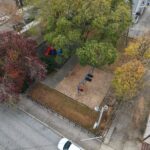 George Araujo Park aerial image from Preston St November 2025