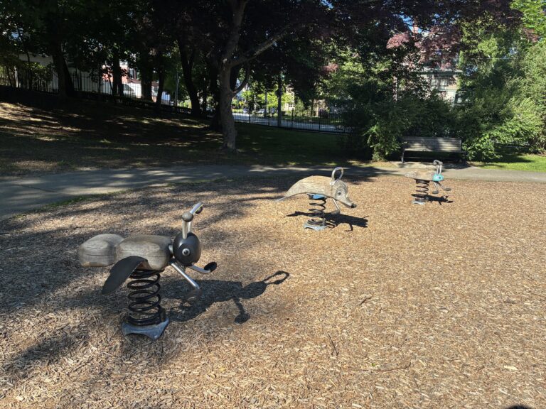 Gladys Potter Park spring rockers for ages 2-5