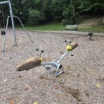 Gladys Potter Park see saw for ages 2-5 rebuilt in August 2026