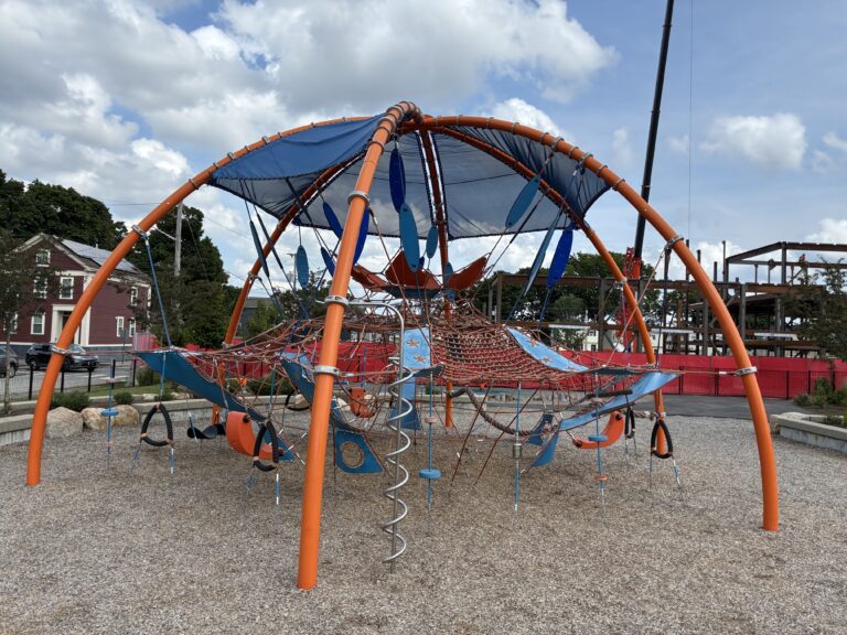 Harriet & Sayles Park "Giant Dome" play structure for ages 5-12, accommodates a capacity of 90 children
