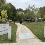 Jacqueline Clements Park "This Water" west entrance at Dudley and Frienship Streets