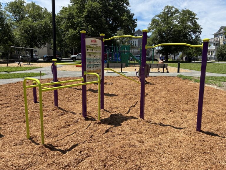 John O'Brien Park fitness area installed 2026