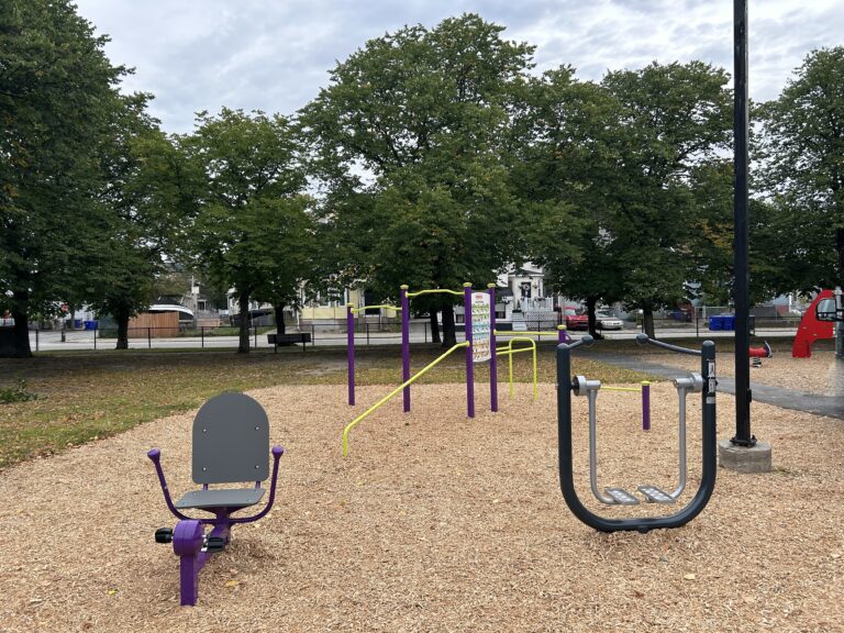 John O'Brien Park fitness area installed 2026