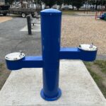 John O'Brien Park drinking fountain just installed in 2026
