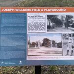 Joe Williams Field & Playground interpretive sign park history