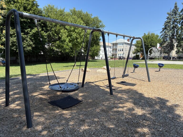 Major Park playground swings for ages 5-12