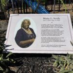 Mattie Smith Park memorial plaque