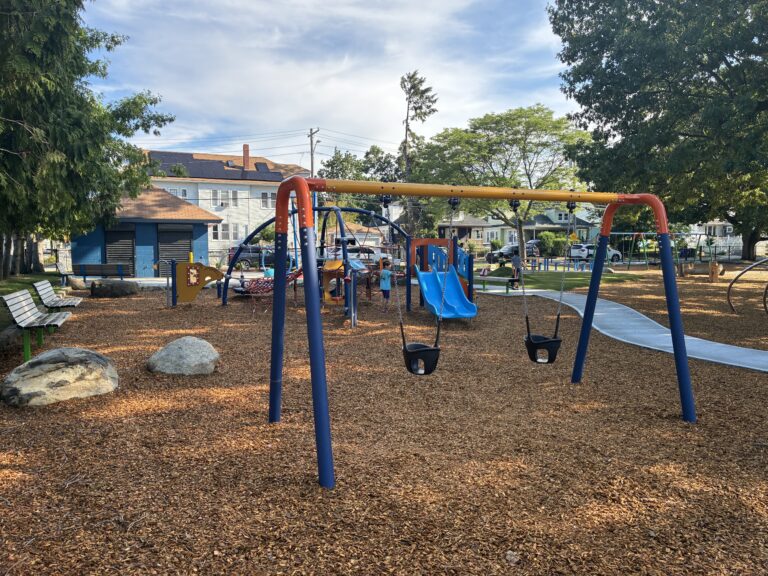 Miguel Luna Park swings for ages 2-5