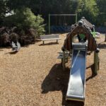 Morris Ave Park features two animal-themed spring rockers for ages 2-5