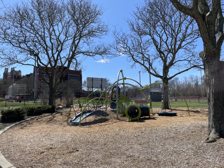 Mt Pleasant Little League Park playground for ages 2-5