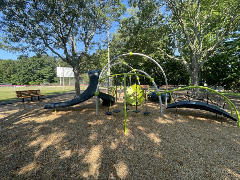 Mt Pleasant Little League Park Brian Duggan tot lot play equipment for ages 2-5