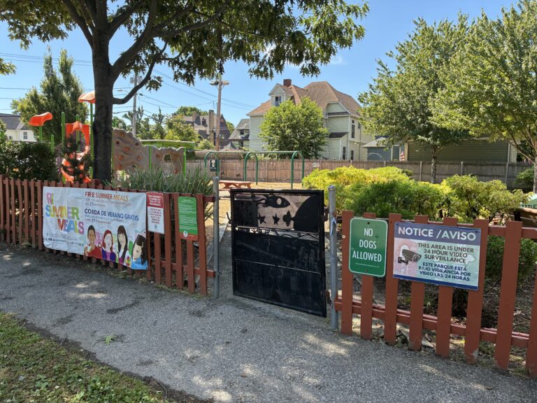 Peace & Plenty Park playground entrance