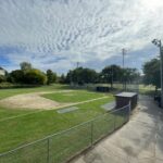 Prete-Metcalf Park field 1 viewed from inside the press box