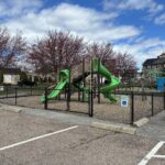 Prete-Metcalf Park playground has handicap parking amenities