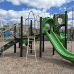 Prete-Metcalf Park playground is accessible via transfer stair for ages 5-12