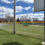 Prete-Metcalf Park features the Val Innocente Fitness Area as posted on the adjacent outfield fence