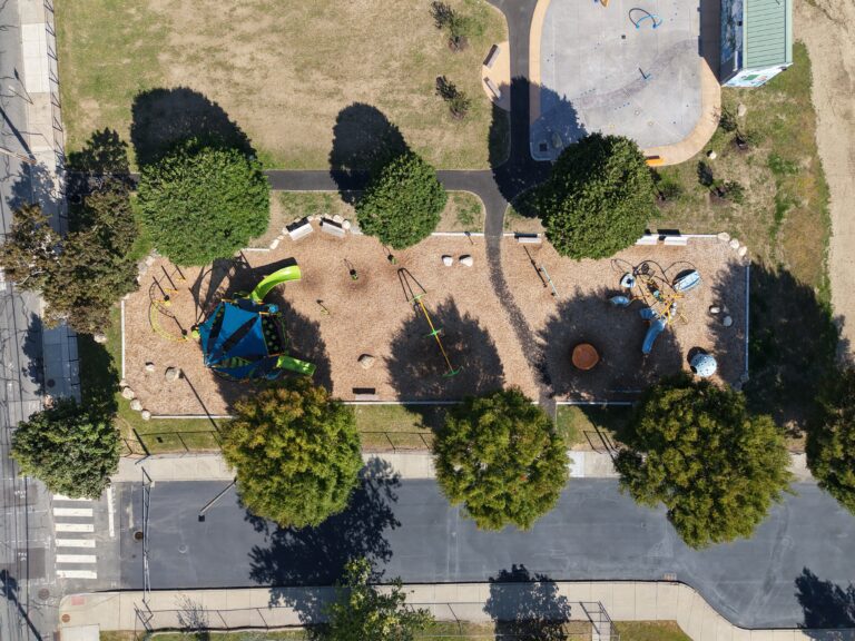 Richardson Park aerial photo of playground September 2025