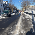 Ridge St Park sidewalk cleared by Parks February 2026