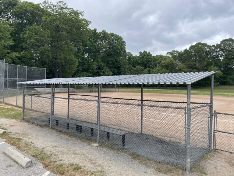 Roger Williams Park Softball Field first base dugout