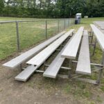 Roger Williams Park Softball Field bleachers on first base side